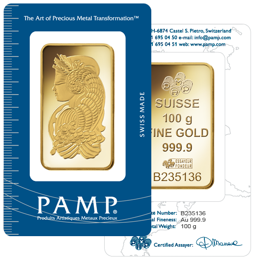 PAMP gold bar